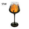 Bicchieri Artistici per Bevande, Calice da Vino con Gambo di Halloween, Bicchieri da Bere Dipinti a Mano, Bicchieri Decorativi per Feste, Capacità 720ml
