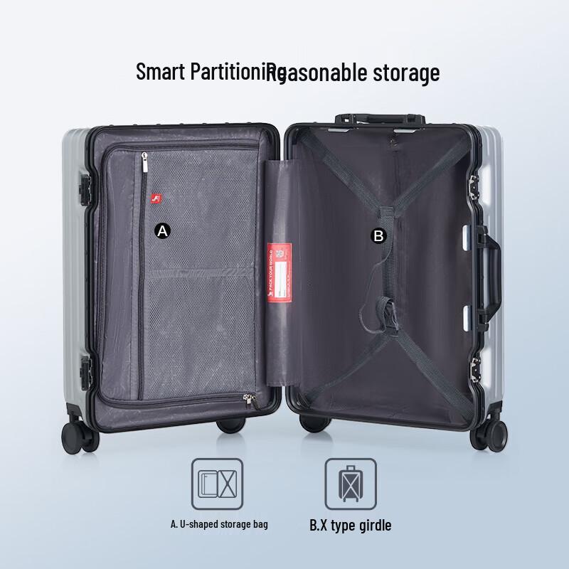 OIWAS Aluminum Frame Luggage