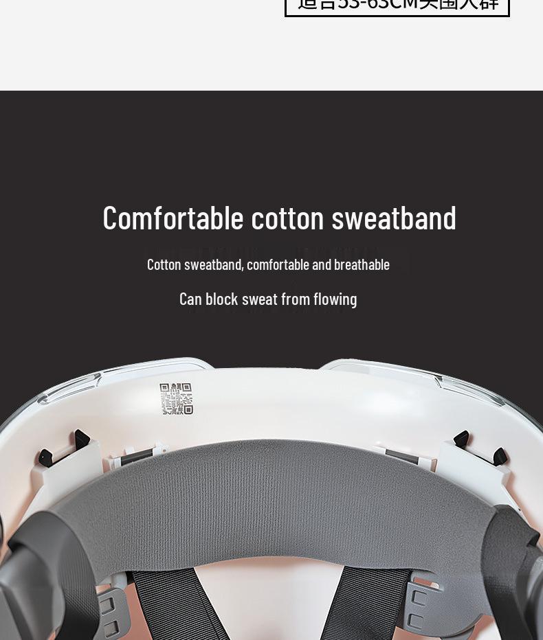 Multifunktionell skyddshjälm med skyddsglasögon, Andningsbar & Hållbar ABS, Nationell Standard, Anpassad Logotyp