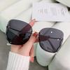 New Trend Frameless Cut Edge Sunglasses Fashion Women's Butterfly Shaped Eyeglasses Personalized And Cool Pography Shades