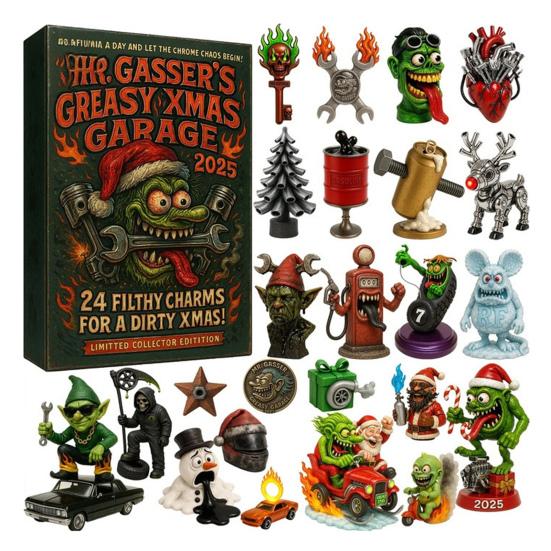 Adventní kalendář 2025 24 dní odpočítávání do Vánoc s 24 sběratelskými ozdobami Akrylová vánoční stromková závěsná dekorace pro domácí výzdobu