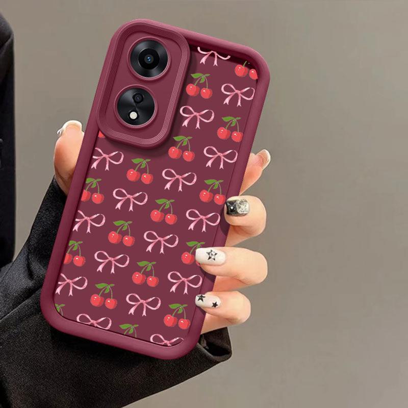 Cherry Fashine Phone Case For Samsung FE Plus Ultra S25 S24 S23 S22 S21 A54 A55 Soft Cover Coque Shockproof