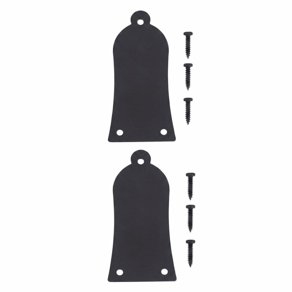 2PCS Metal Guitar Truss Rod Cover 3 Holes Guitar Bass Replacement Guitar Replacement