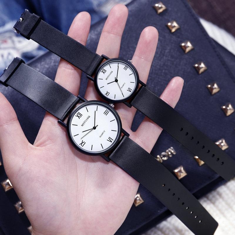 Cold Wind College Exam Watch Female Student Simple Temperament Personality Trend Original Style Retro Female Watch