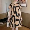 ZANZEA Women Casual V-Neck Summer Short Sleeve Print Dress