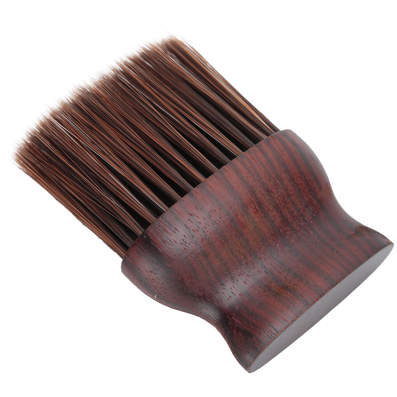 Barber Neck Duster Brush Wood Handle Hair Duster Brush for Barber Shop Hair Salon