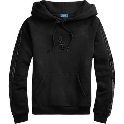 Polo Big Pony Logo Fleece Pullover Hoodie Women Hoodies 211765416-001