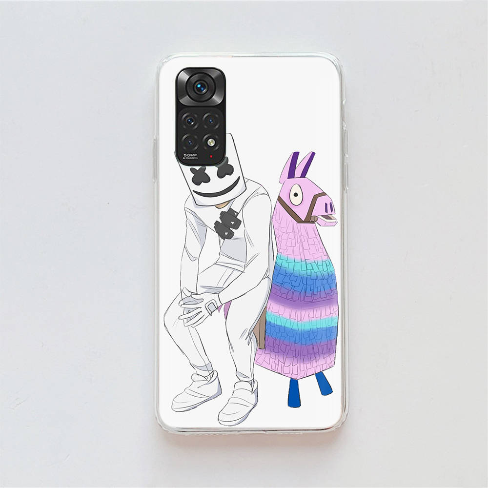 Husă Fortnite RT90 amuzantă pentru Samsung A04 A14 A23 A34 A54 M23 M33 M52 M53 Realme 10 9 C30S C35 C55 VIVO Y02S Y21 Y33S Y51 X80 Pro Husă transparentă