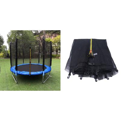 Náhradní bezpečnostní síť na trampolínu Prodyšná síť na trampolínu pro 6 rovných tyčí Kulatý rám Trampolíny