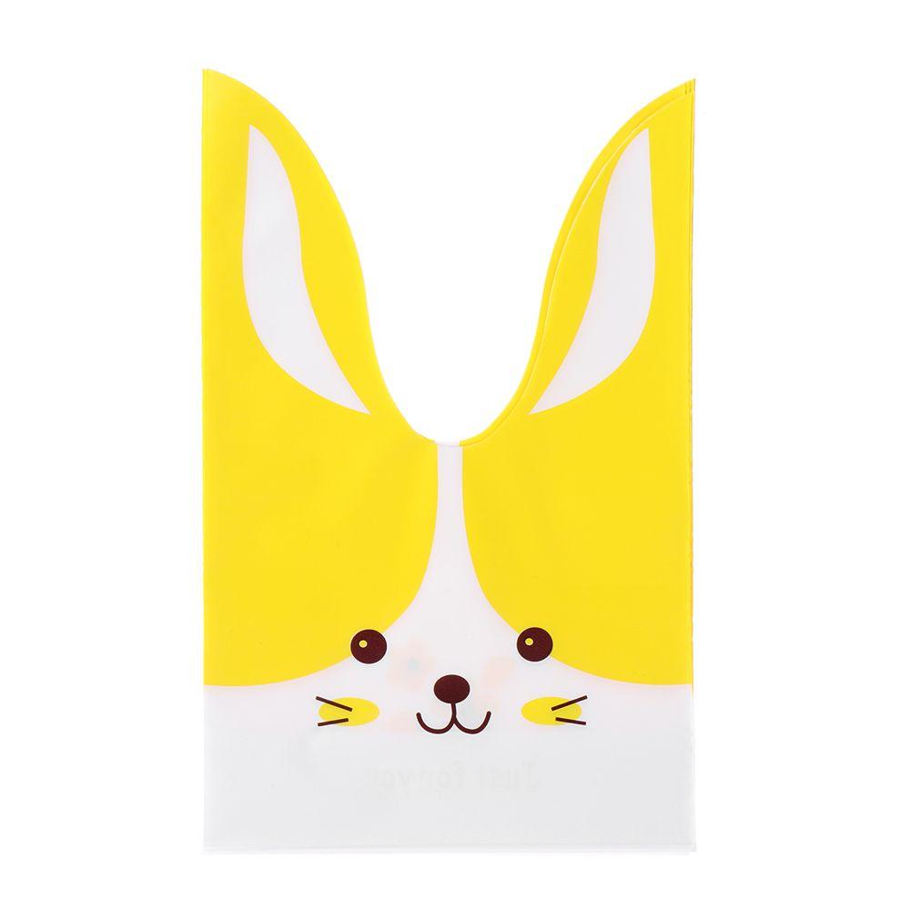 

10 шт. Подарки, праздничные принадлежности, карман для хранения, кролик, мешочки для печенья, мешок для конфет, упаковка для печенья, пасхальный кролик 4