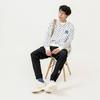 MLB Old Flower Sweatshirts Unisex Cream Crew Neck Moderate Other 3AMTM0221-50CRS
