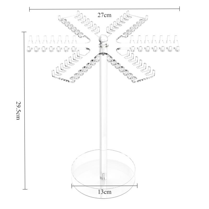 

Transparent Acrylic Jewelry Display Rack Pendant Showcase Stand Bracelet Jewellery Organizer Holder Desktop Trinket Storage Rack