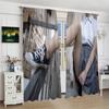 Pure and Innocent Girl Printed Curtains, Pole Bag Bedroom Living Room, Home Decoration, Room Decoration