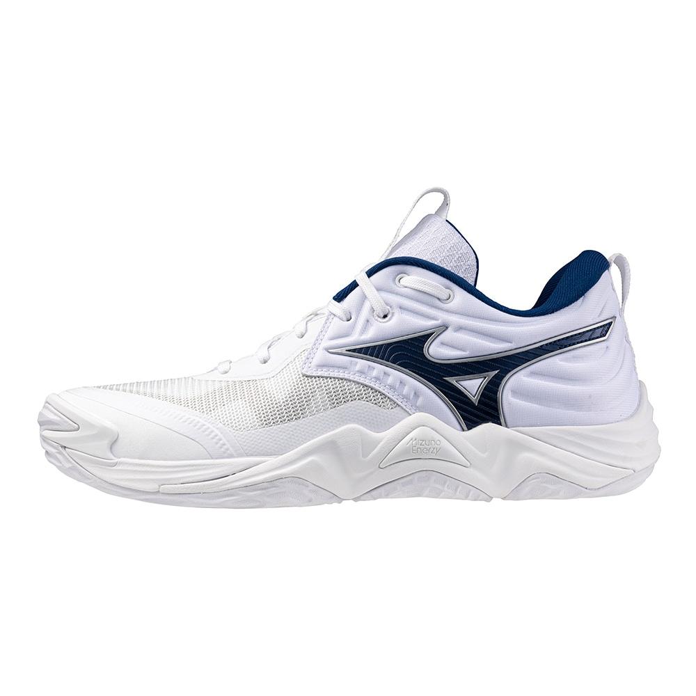 

Mizuno Wave Momentum Elite White Navy Unisex Sneakers V1GA251255 36