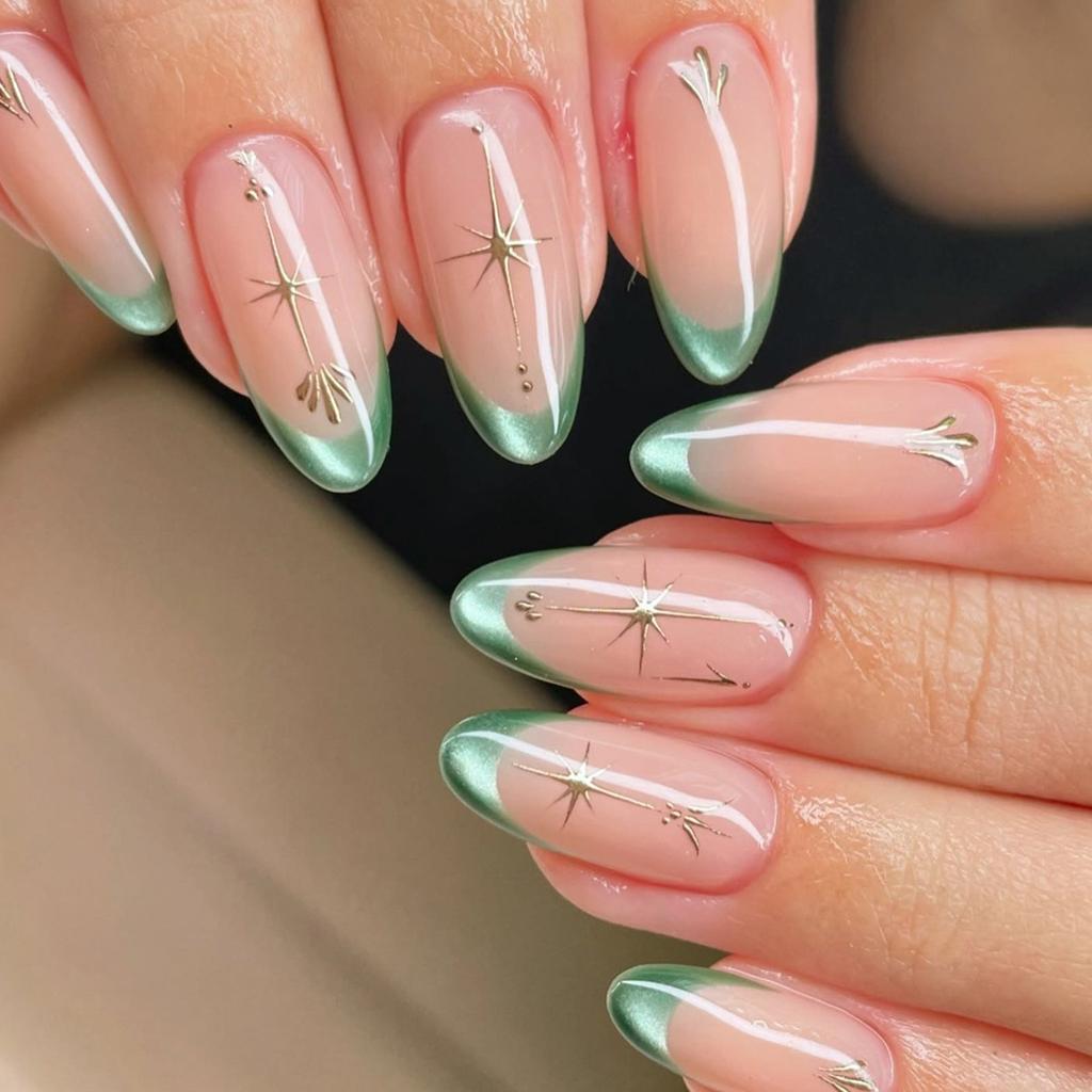 30pcs Almond Press On Nails Long Lasting Use Reusable Resin Fake Nails for Fingernail DIY Decoration