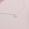 Blue Baby Whale Dolphin Necklace: Cute Mori Girl Style for Women and Students