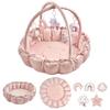 Multifunctional Baby Play Gym & Crawling Mat for 0-18 Months – Sensory Development & Detachable Features