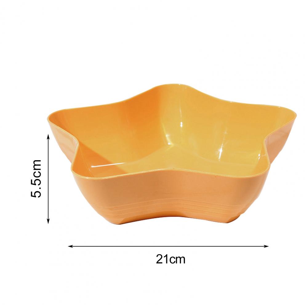 Farfurie cu Fructe Capacitate Farfurie cu Fructe Stea cu Cinci Colțuri pentru Gustări Plastic de Calitate Alimentară Tavă de Servire Suport pentru Farfurii pentru Consumabile de Bucătărie