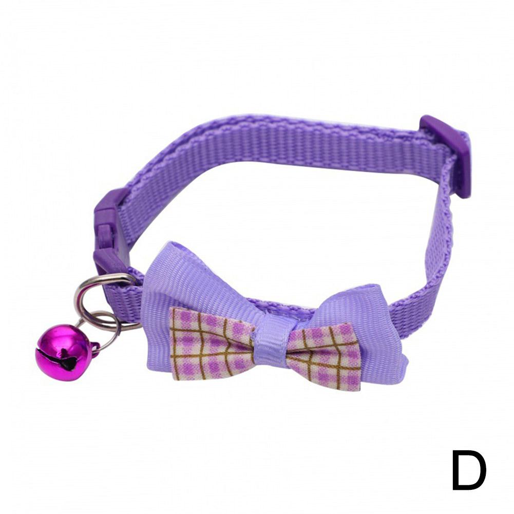 Cotton Cat Collar Puppy Bow Tie Kitten Safety Buckle Collar Adjustable Quick Release Pet Supplies Dog Collar Cat Accessories
