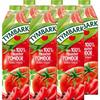 Tymbark 100% Spicy Tomato Juice 1L X 6 Pieces