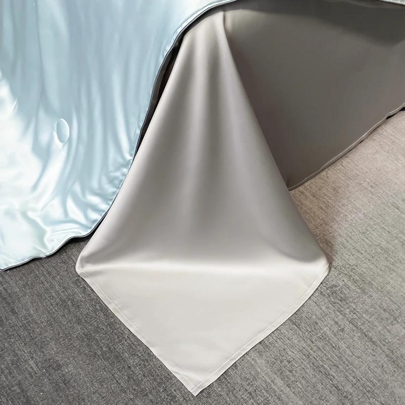 100% LYOCELL Silk Summer Quilt Solid Color Smooth Ice Cooling Comforter Silky Blanket Soft Cool Summer Blanket for Bed