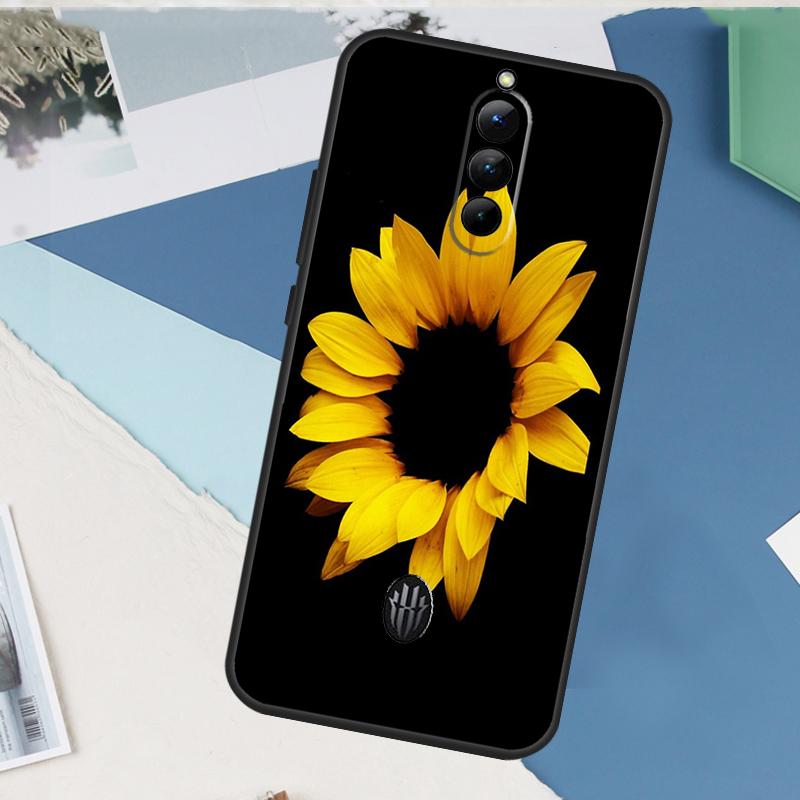 Sunflower Case For ZTE Nubia Red Magic 8S 9S 10S 10 9 8 11 Pro Plus 6 7 6S 7S Pro 5G 6R 10 Air Cover