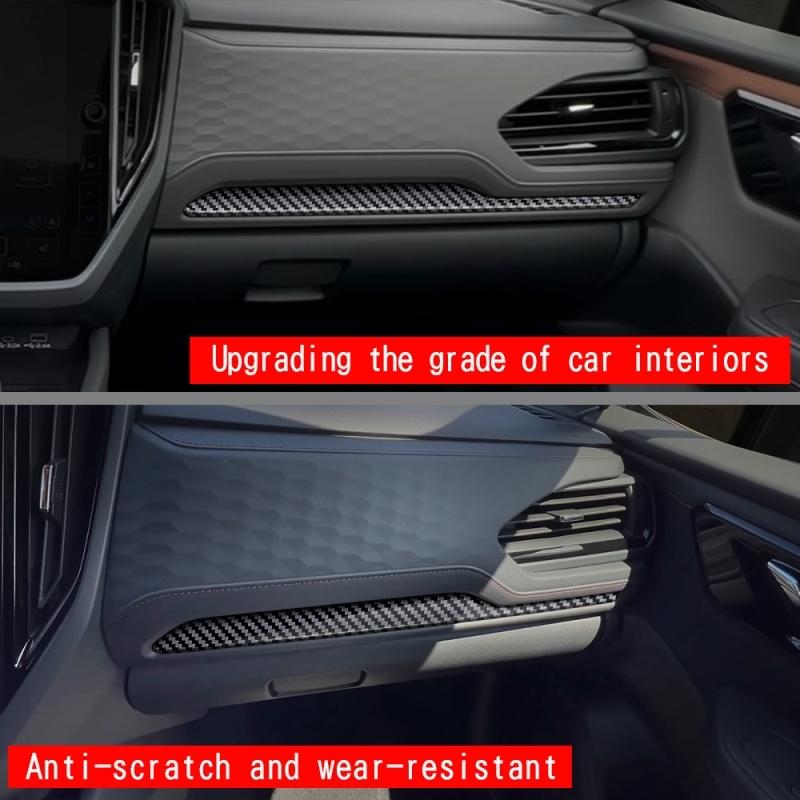 LHD RHD For Subaru Forester 2025 2026 Front Dashboard Center Conlose Panle Strip Copilot Glove Box Cover Interior Accessories