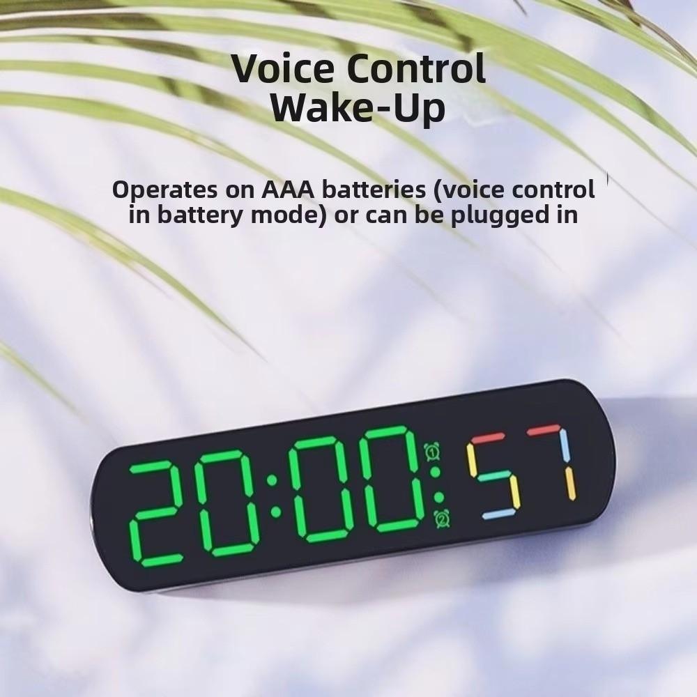 Large Display Digital Desktop Clock Temperature Sensor LED Clock Digital Alarm Clock Home Decor