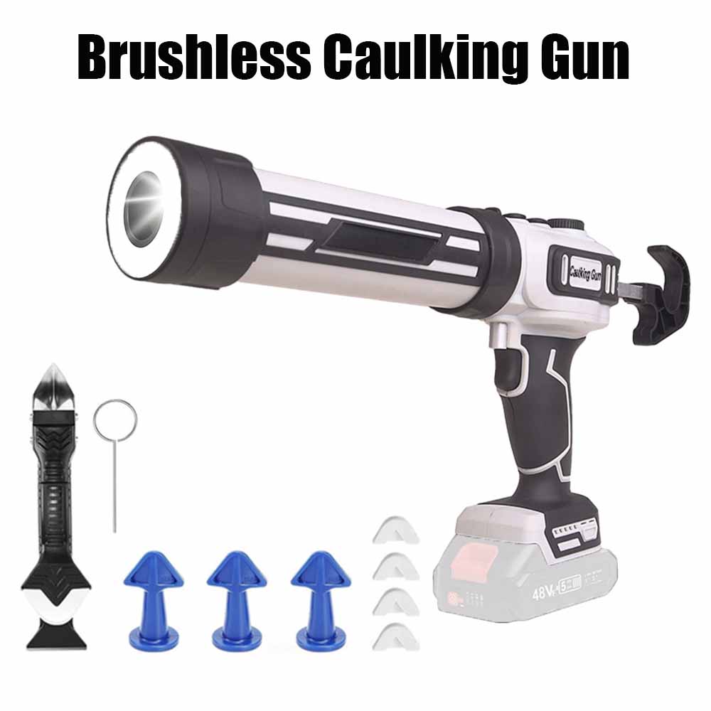 

NEW Electric Caulking Gun Cordless brushless Caulking Gun Stepless speed regulation with led diy tool for makita 18V battery