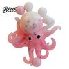 Stress Relief Gift for Adults Realistic Octopus Squeeze Toy Soft Slow-Rising Fidget Decompression Cute TPR Gadget Kids Portable Reliever