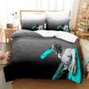 Chainsaw Man Beding Set Anime Carton Twin Beding Set Double 3 Piece Bed Soft with Soft Fabric Duvet Cover Double King Cover Home Textile
