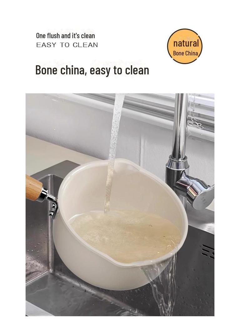 Vielseitiger Milch- und Nudeltopf aus Keramik für den Herd