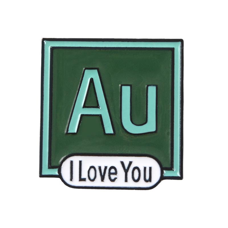 Stylish European & American English Slogan Alloy Brooch: Versatile Badge for Denim Jackets & Bags