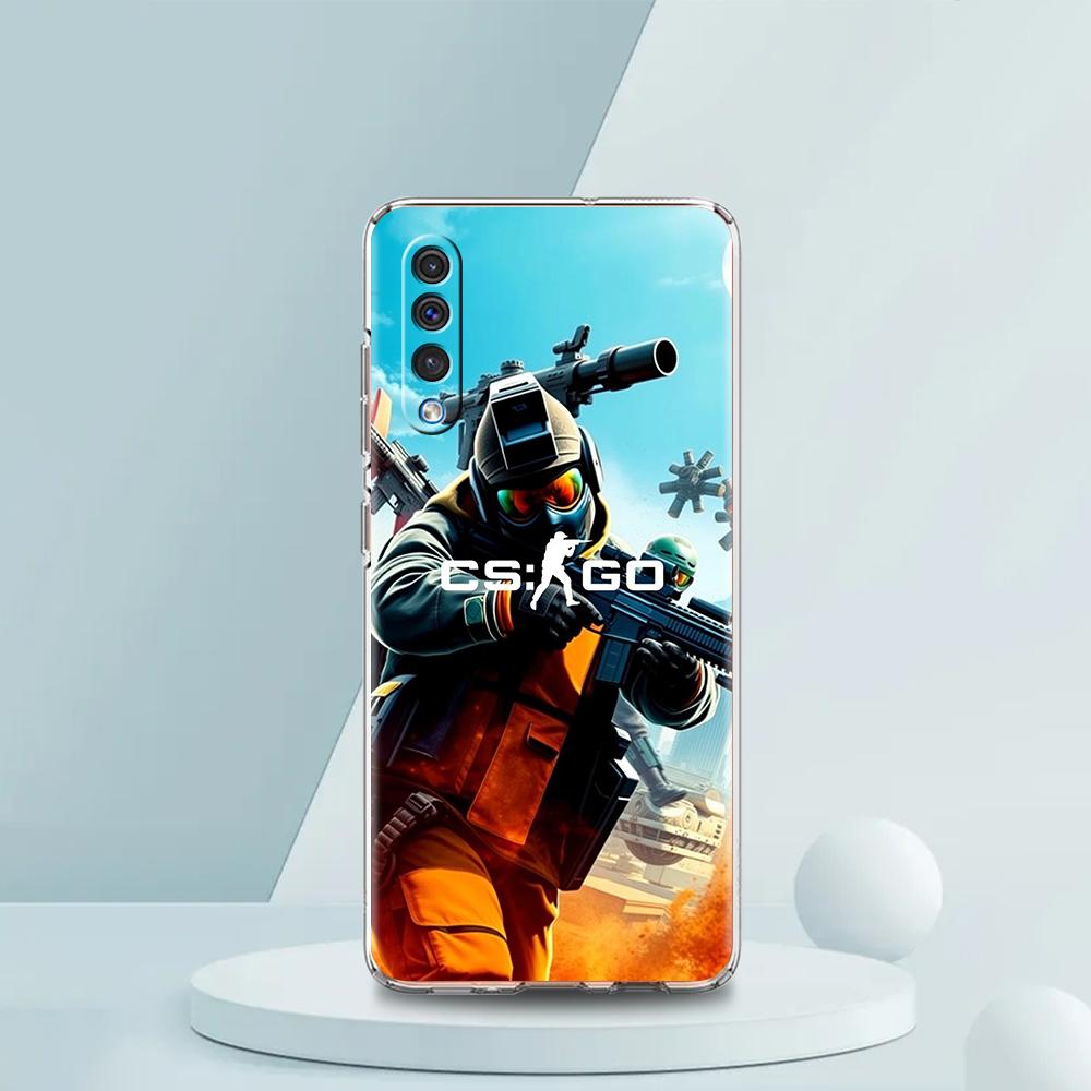 Counter Strike CS GO Hot Game Transparent Phone Case for Samsung Galaxy A16 A14 A12 A22 A24 A42 A02 A03S A06 A30 A40 Soft Cover