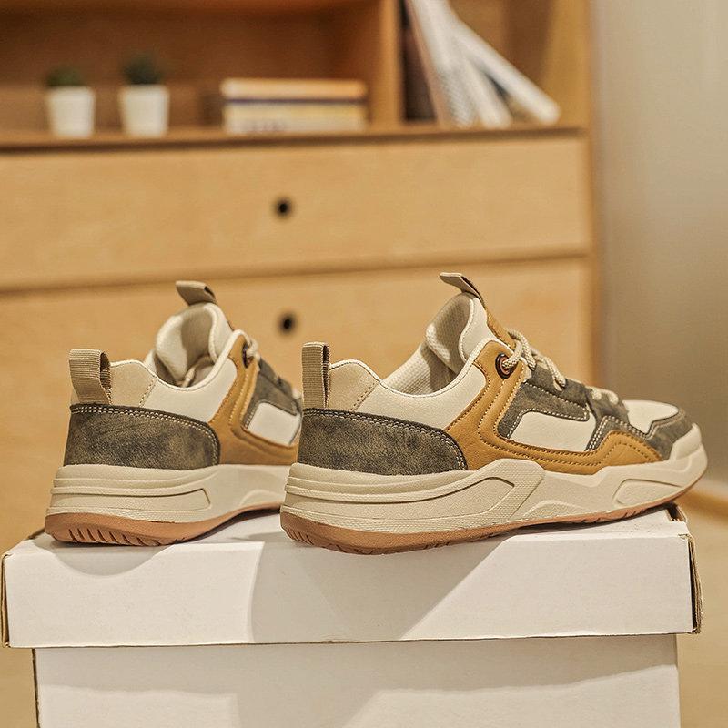 Spring new breathable male student platform sports shoes casual board shoes