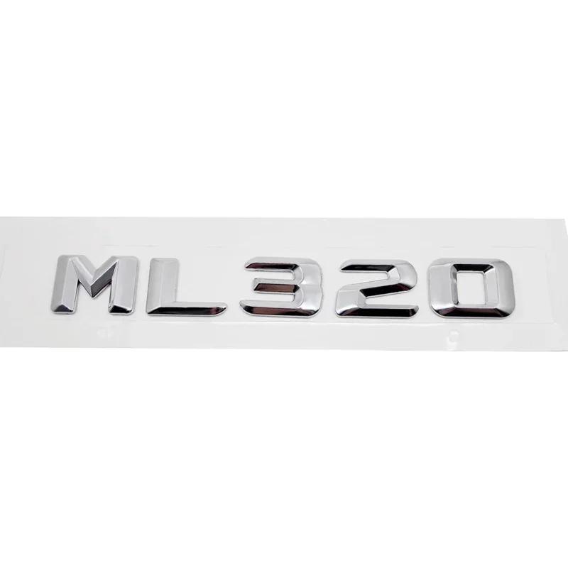 3D Metal ABS Car Trunk Sticker Letter Badge for Mercedes Benz Old Style ML55 ML63 ML250 ML300 ML320 ML350 ML400 ML430 Emblem ee05