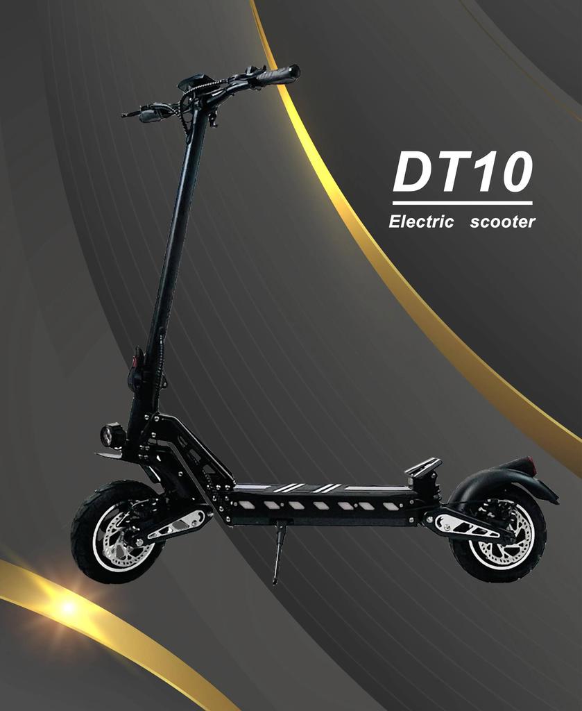 E-Scooter New DriveTron DT10 Foldable Adult Electric Scooter, 50km/h Electric Kick Scooter, 1000W Skateboards, 48V 15.6Ah Kickboard