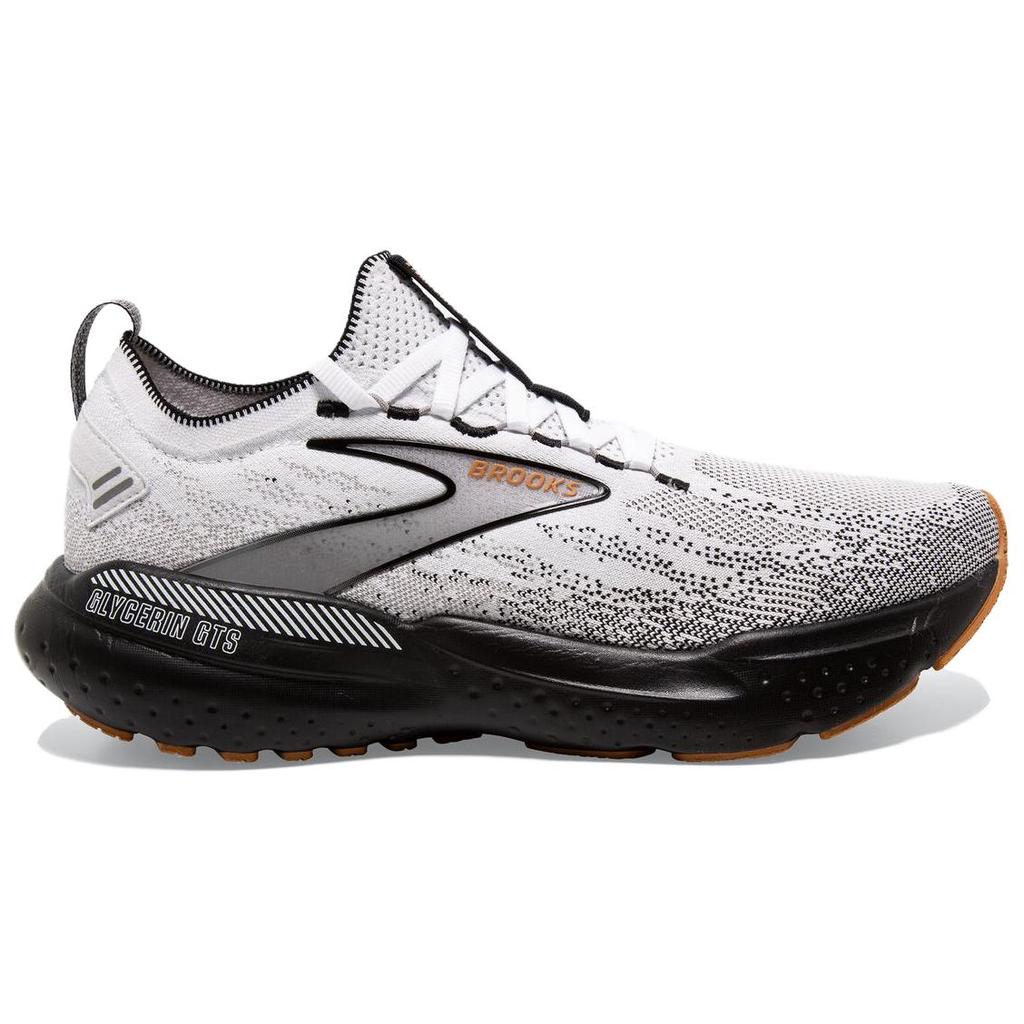 Brooks Glycerin StealthFit GTS 21 White Grey Black Men Sneakers 110422-1D-135