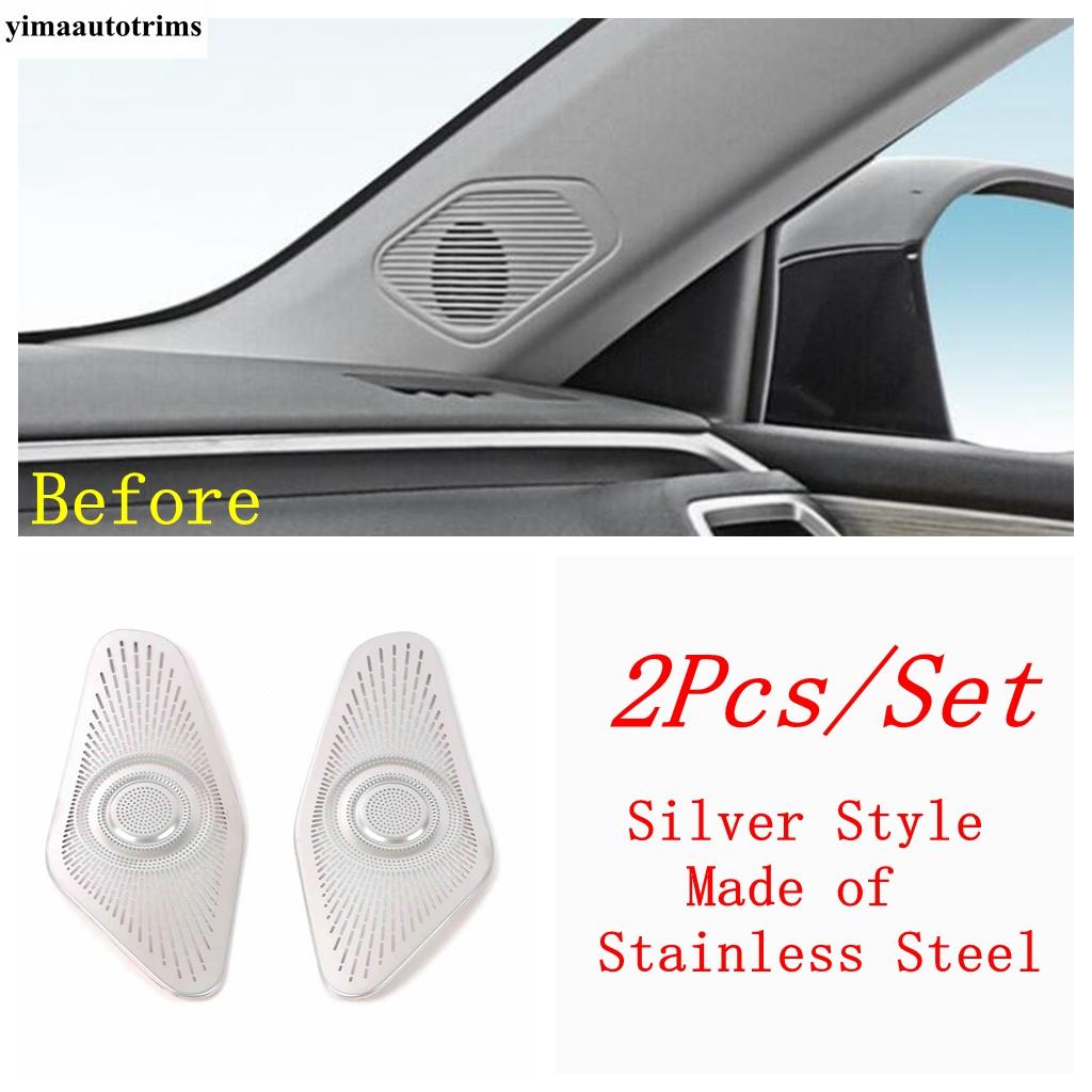 Car Door Speaker / Front Triangle Pillar A Loudspeaker Audio Sound Frame Cover Trim Fit For Citroen C5X  - 2024 Accessories Pillar A Speaker -B