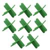8 Pcs Deck Spacer 4 Thickness PP Deck Board Spacing Tool for Patio Balcony Poolside Dock Green 8 Pcs