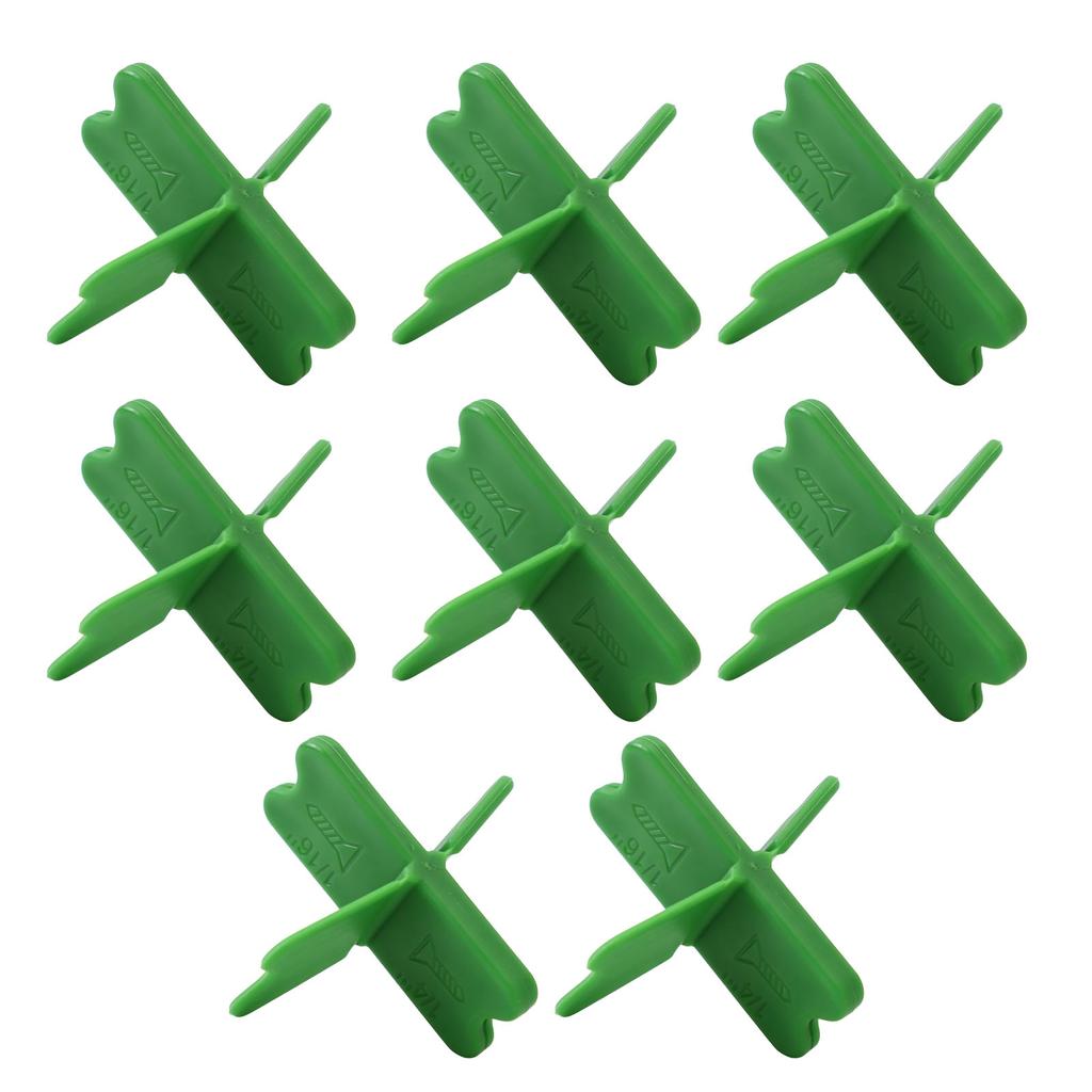 8 Pcs Deck Spacer 4 Thickness PP Deck Board Spacing Tool for Patio Balcony Poolside Dock Green 8 Pcs
