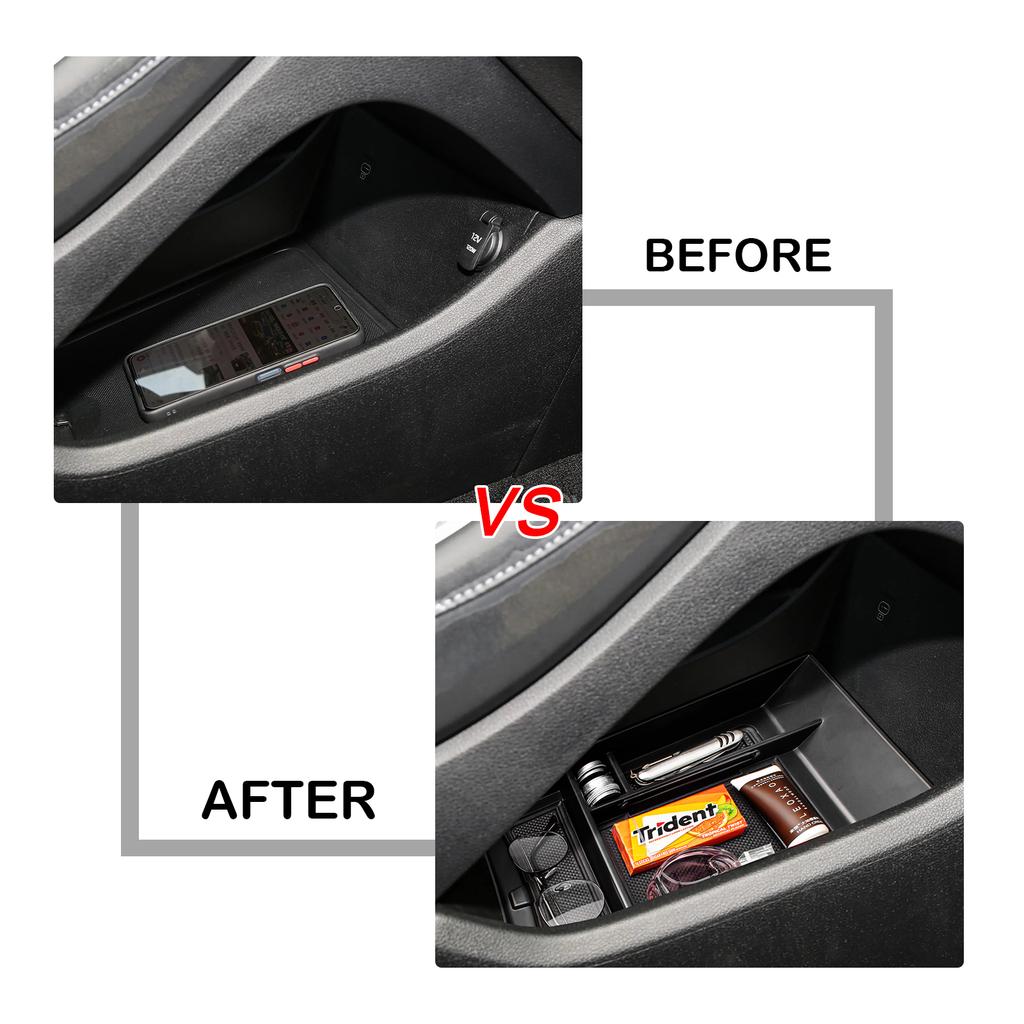 Center Console Lower Organizer For Hyundai Santa Fe 2025 2025 2025 & Santa Fe SEL 2025 2025 Armrest Storage Box Car Accessories