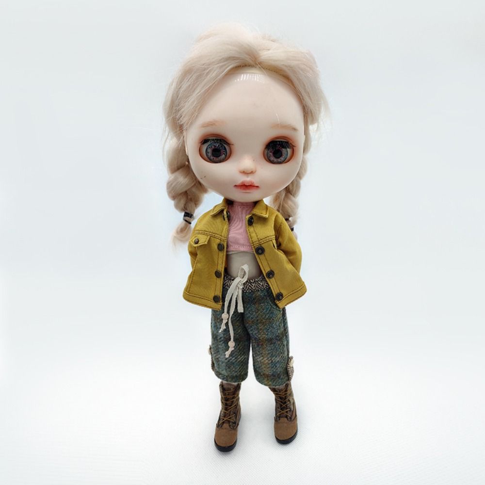 Cute T-shirt Trousers Fashion Woolen Pants Denim Pants For Blythe Dolls For OB22 OB24 Doll