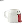 Halloween Ghost Porcelain Mugs Water Cup Creative Tableware Coffee Mug Dining Table Afternoon Tea Teacup Fruits Juice Cup