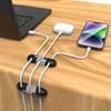 AHASTYLE PT-WE19 Desktop Cable Organizer Silicone Cord Management System Clip Holder
