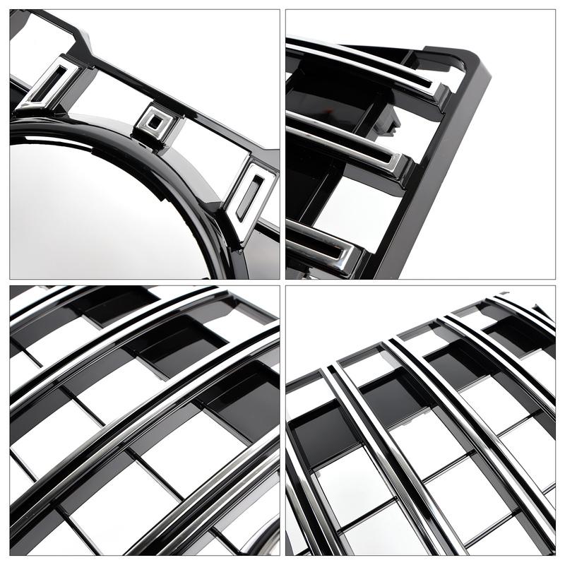 Artudatech Front Grille Grill Mesh Chrome For Mercedes Benz GLK X204 2013-2015 GT Car Accessories 2014