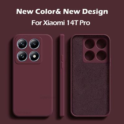Per Per Xiaomi 14T Pro Custodia Custodie per Telefono in Silicone Liquido Per Xiaomi Mi 14T Mi14T Pro Mi 14 T Pro Cover Protettiva Antiurto