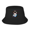 Custom Kawaii Kokeshi Doll Bucket Hat Women Unisex Fashion Summer Outdoor Sun Japanese Kimono Geisha Girl FisherUnisex Cap