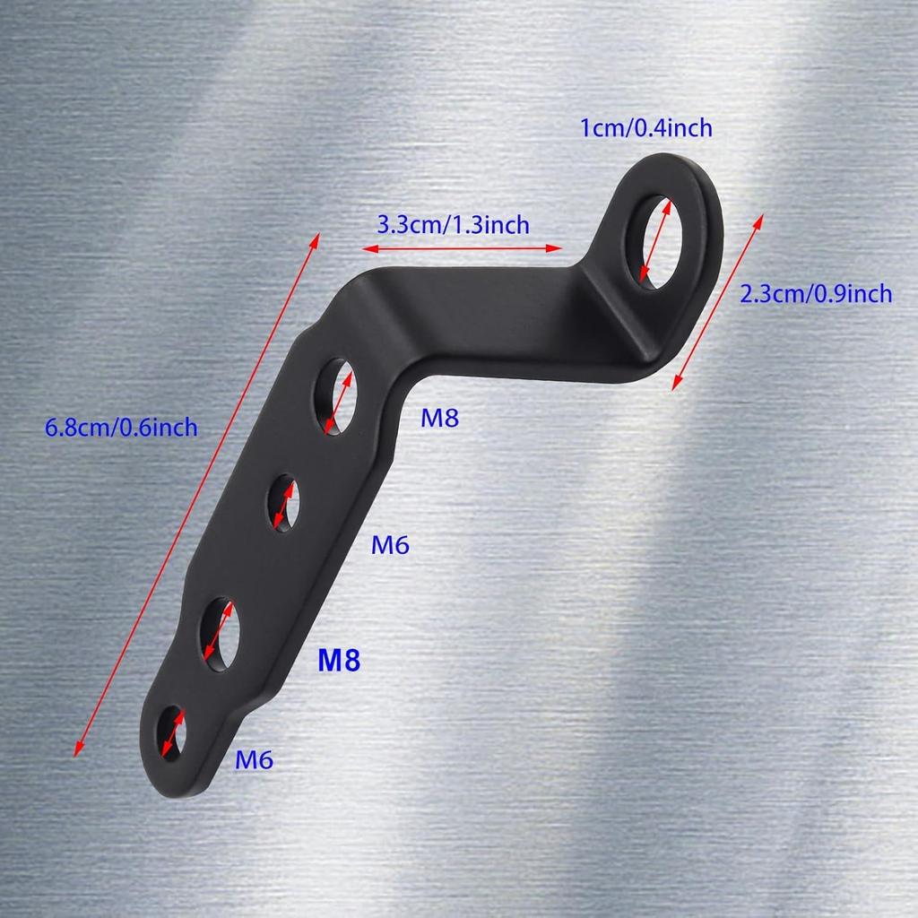 Ygmylandbb Motorrad Motorrad Montagehalter Universal Set 2 Stück