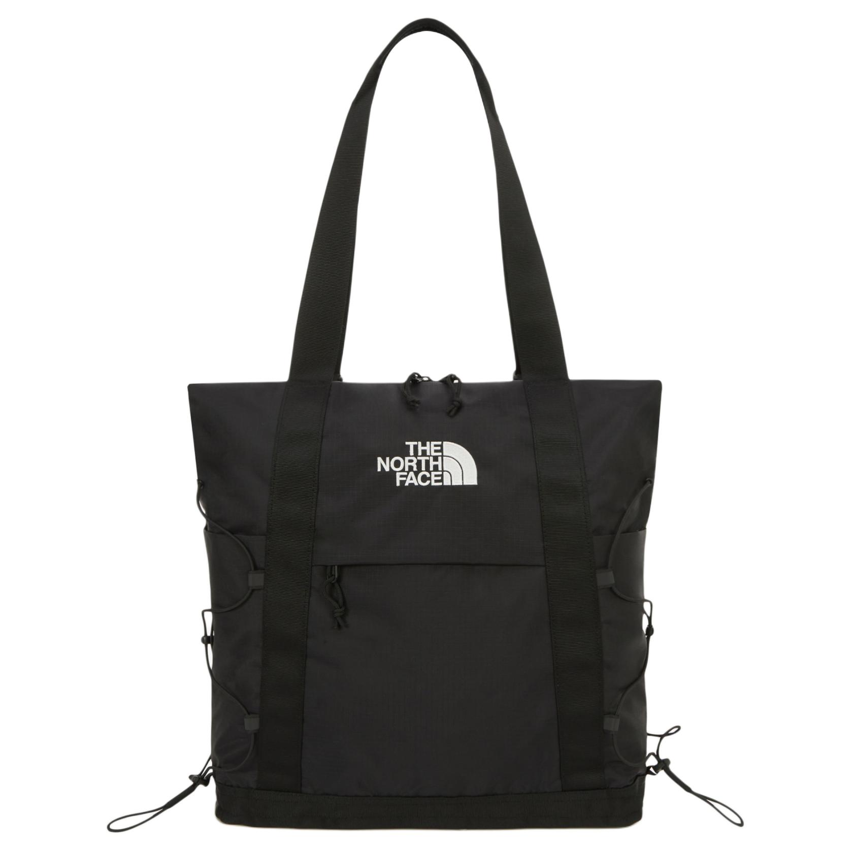 The North Face Borealis Tote Bag With Front Zipper Pocket Men Tote Bags Black NN2PR08A Black